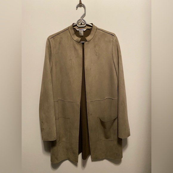 Faux Suede Jacket/blazer - Picture 1 of 3